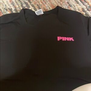 Victoria's Secret PINK Black T-Shirt